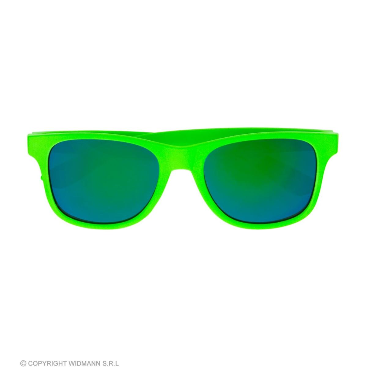 Occhiali Verdi Neon Anni '80 |Widmann