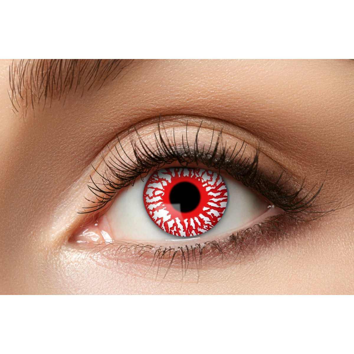 Lenti A Contatto Trimestrali Bloodshot Rosso Set pz.2 |Zoelibat