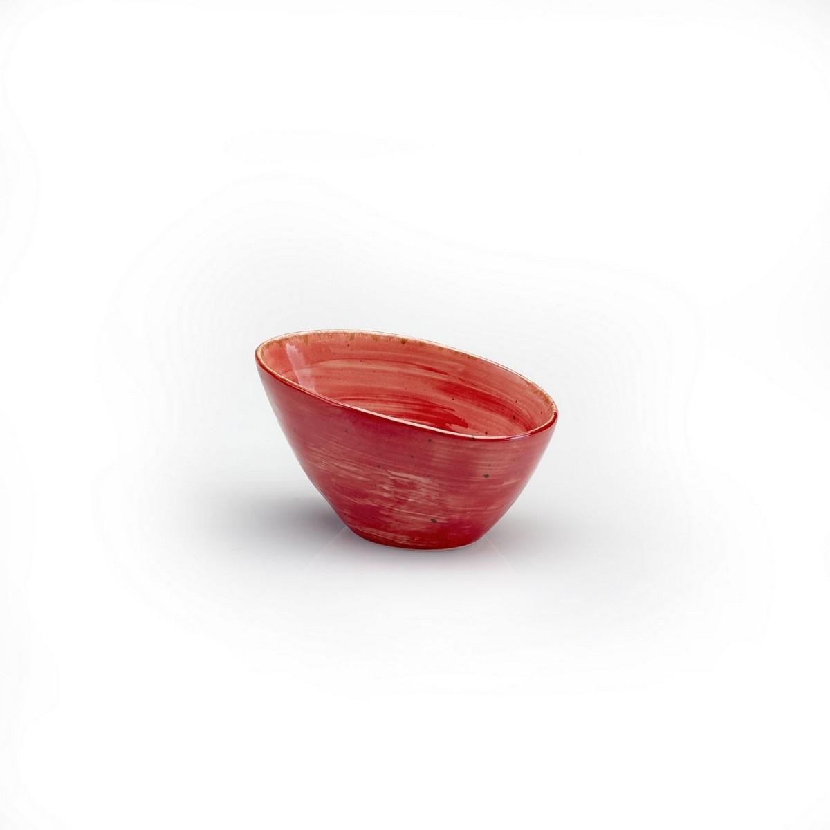 Ciotola Porcellana Rosso Pep cm.10x7x6 | Allreds
