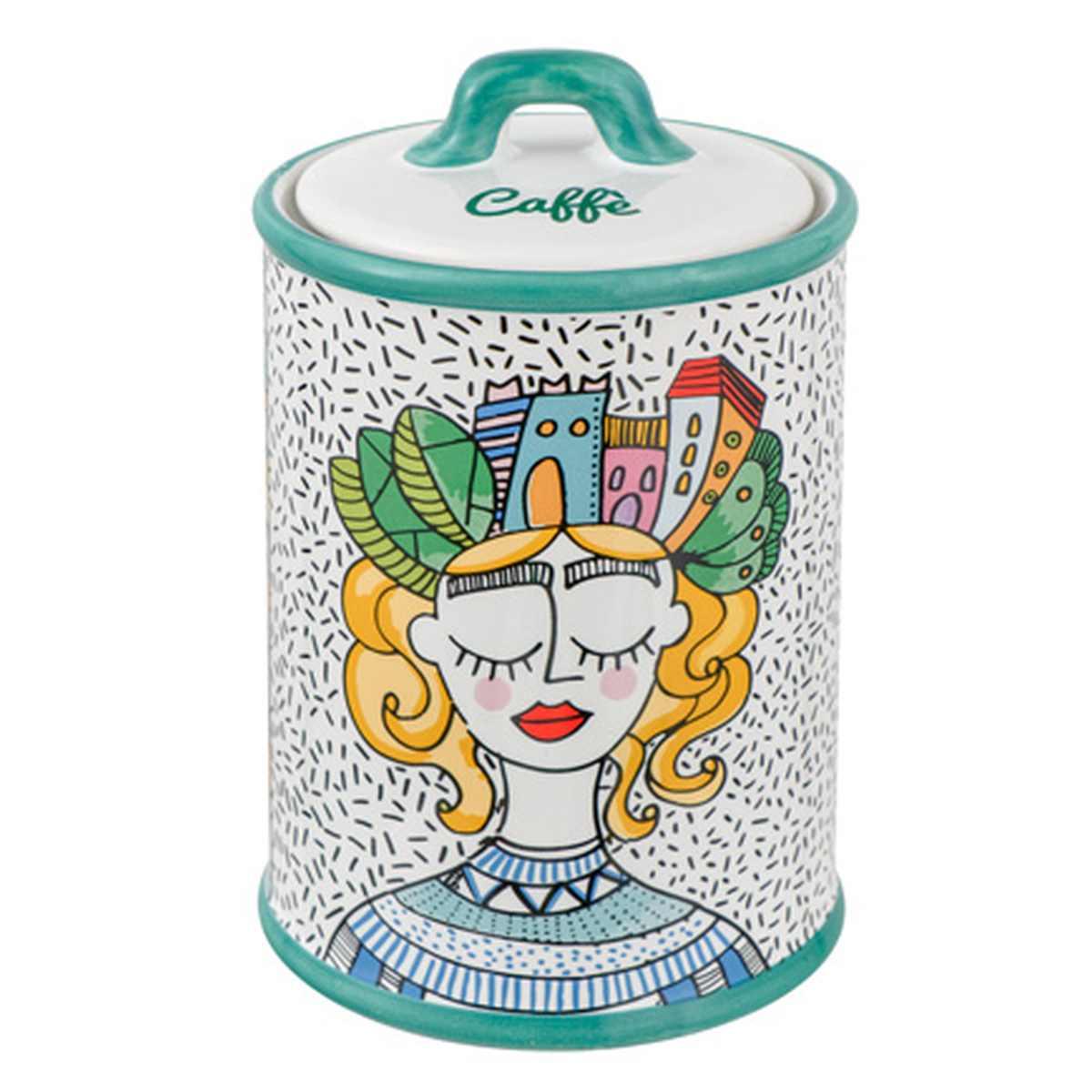 Barattolo Ceramica Stoneware Stilose Caffè cm.h16 | Montemaggi