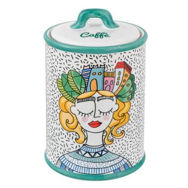 Barattolo Ceramica Stoneware Stilose Caffè cm.h16 | Montemaggi