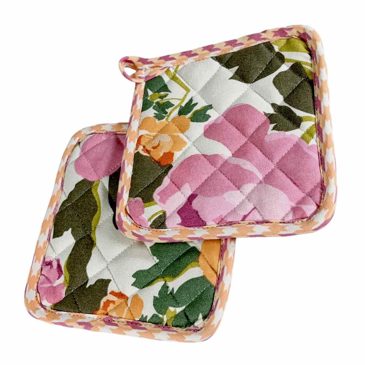 Presina Cotone Fantasia con Rose cm.18 Set pz.2 | Montemaggi