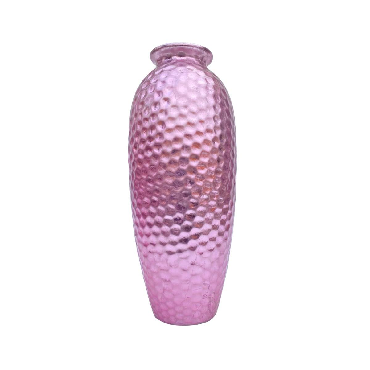 Vaso Ceramica Rosa Alto cm.Ø18x53 |Ambienti Glamour