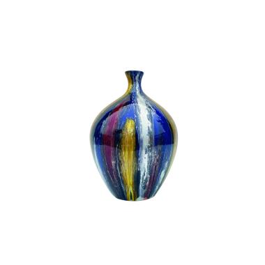 Vaso Ceramica Giara Giakarta Color cm.Ø27x46 | Ambienti Glamour