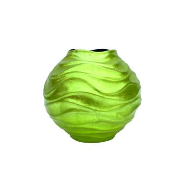 Vaso Ceramica Verde Lime cm.Ø22x23 | Ambienti Glamour