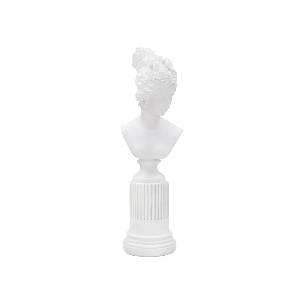 Scultura statua woman piedistallo 11 x 10,5 x 35,5 cm