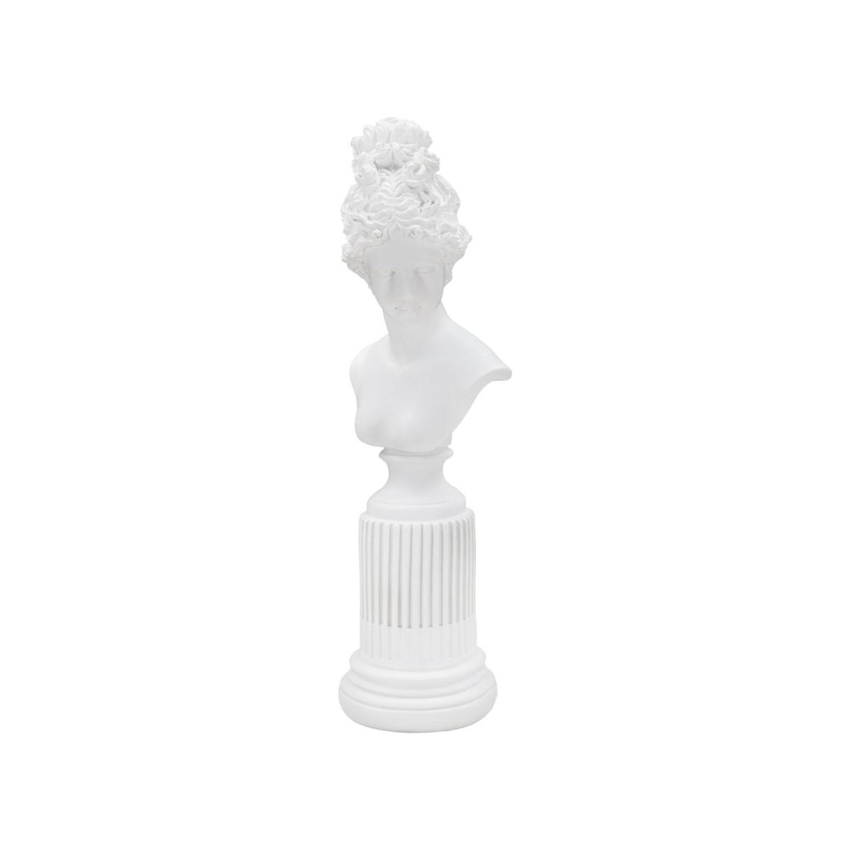 Scultura statua woman piedistallo 11 x 10,5 x 35,5 cm