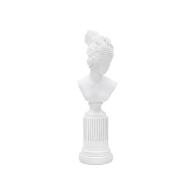 Scultura statua woman piedistallo 11 x 10,5 x 35,5 cm