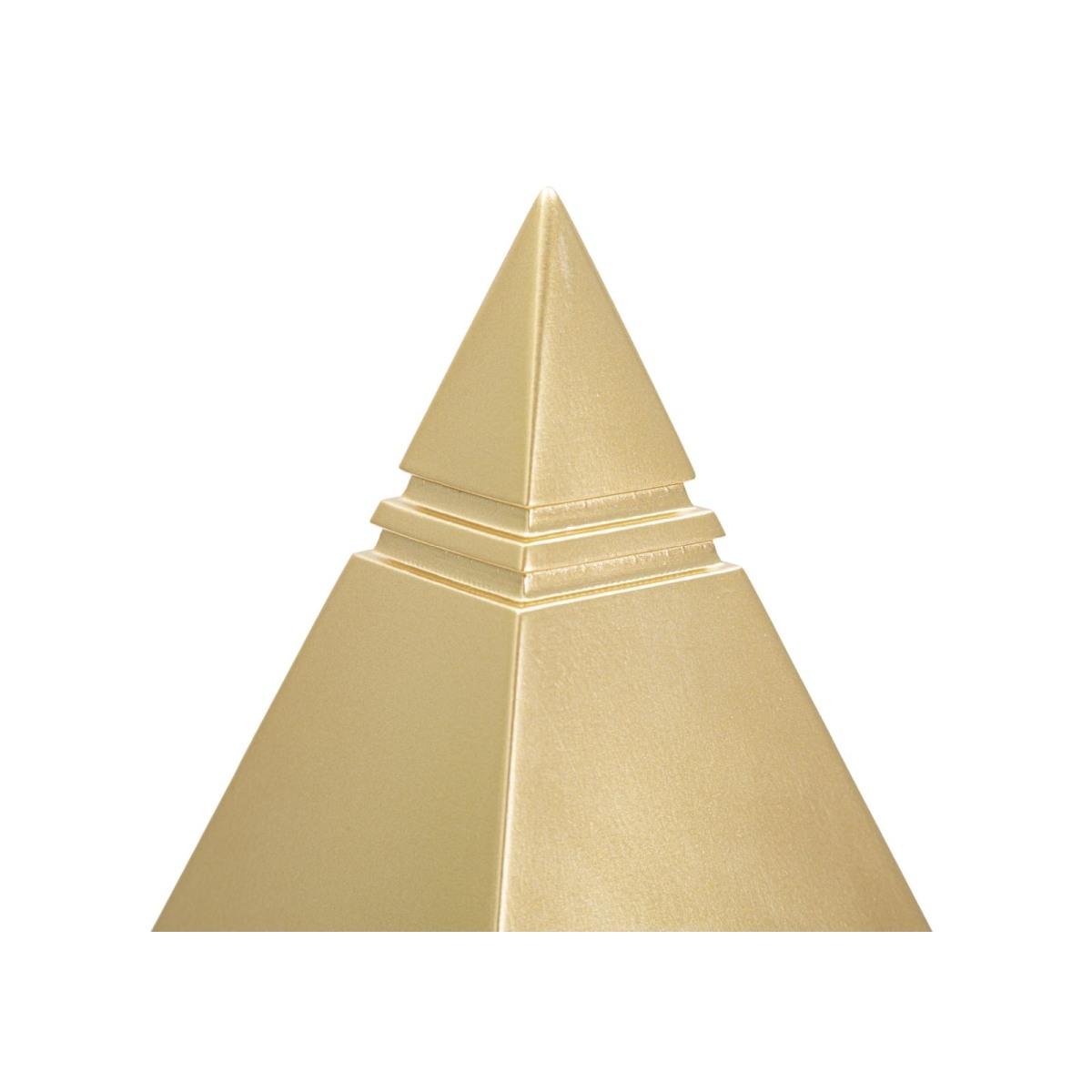 Piramide Gold cm.11,5x11,5x15,5