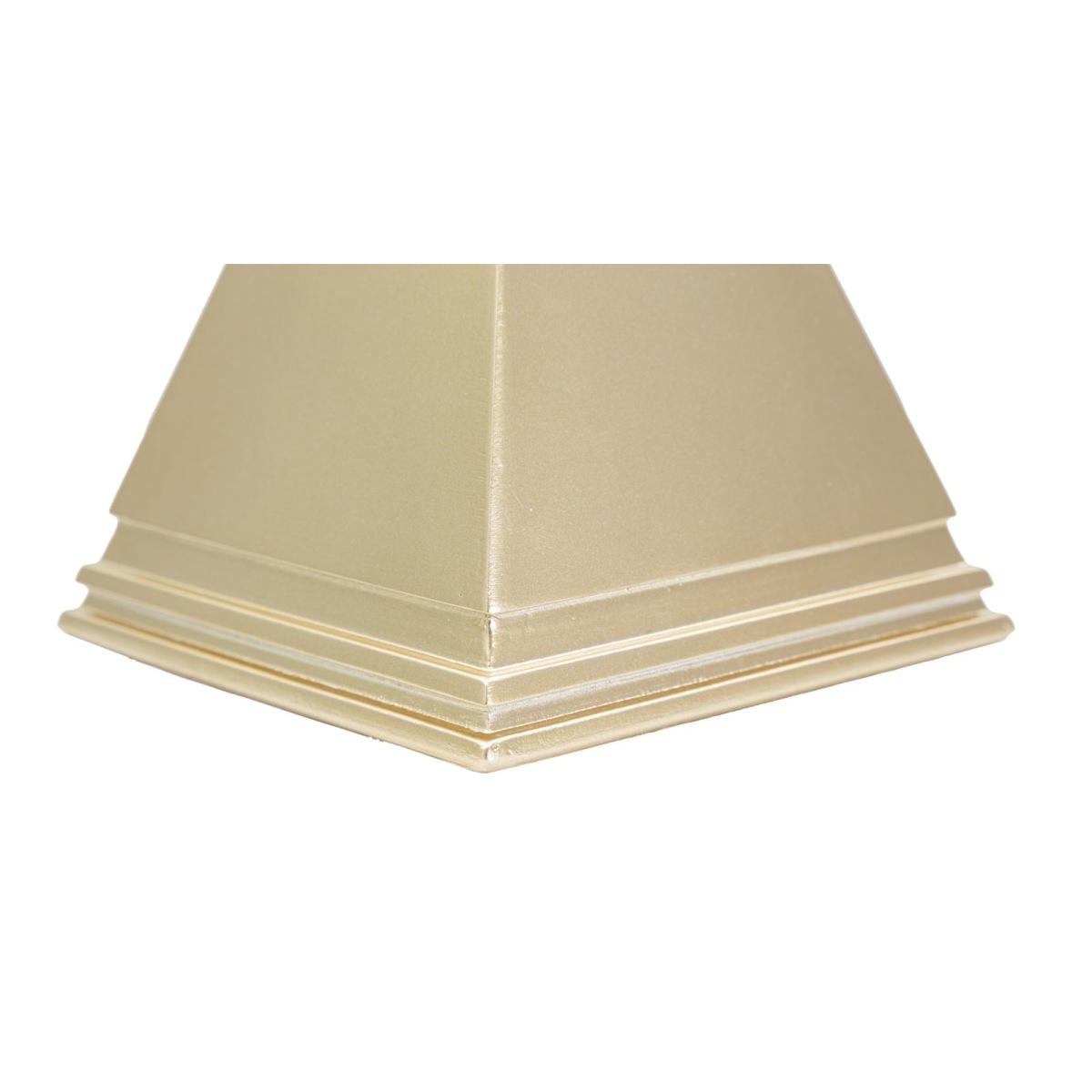 Piramide Gold cm.11,5x11,5x15,5