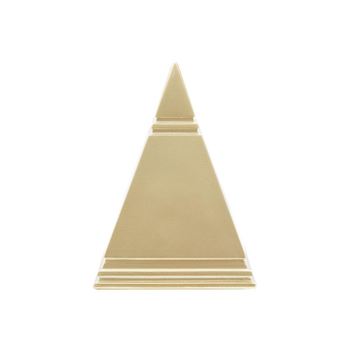 Piramide Gold cm.11,5x11,5x15,5
