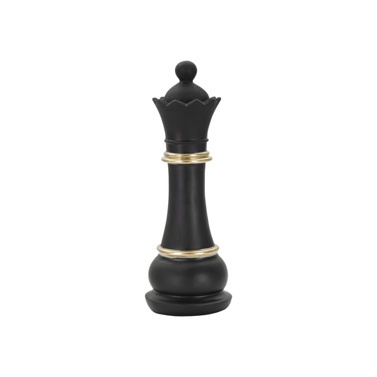 Scacchi Regina Nera Oro Cm Ø9x25,5