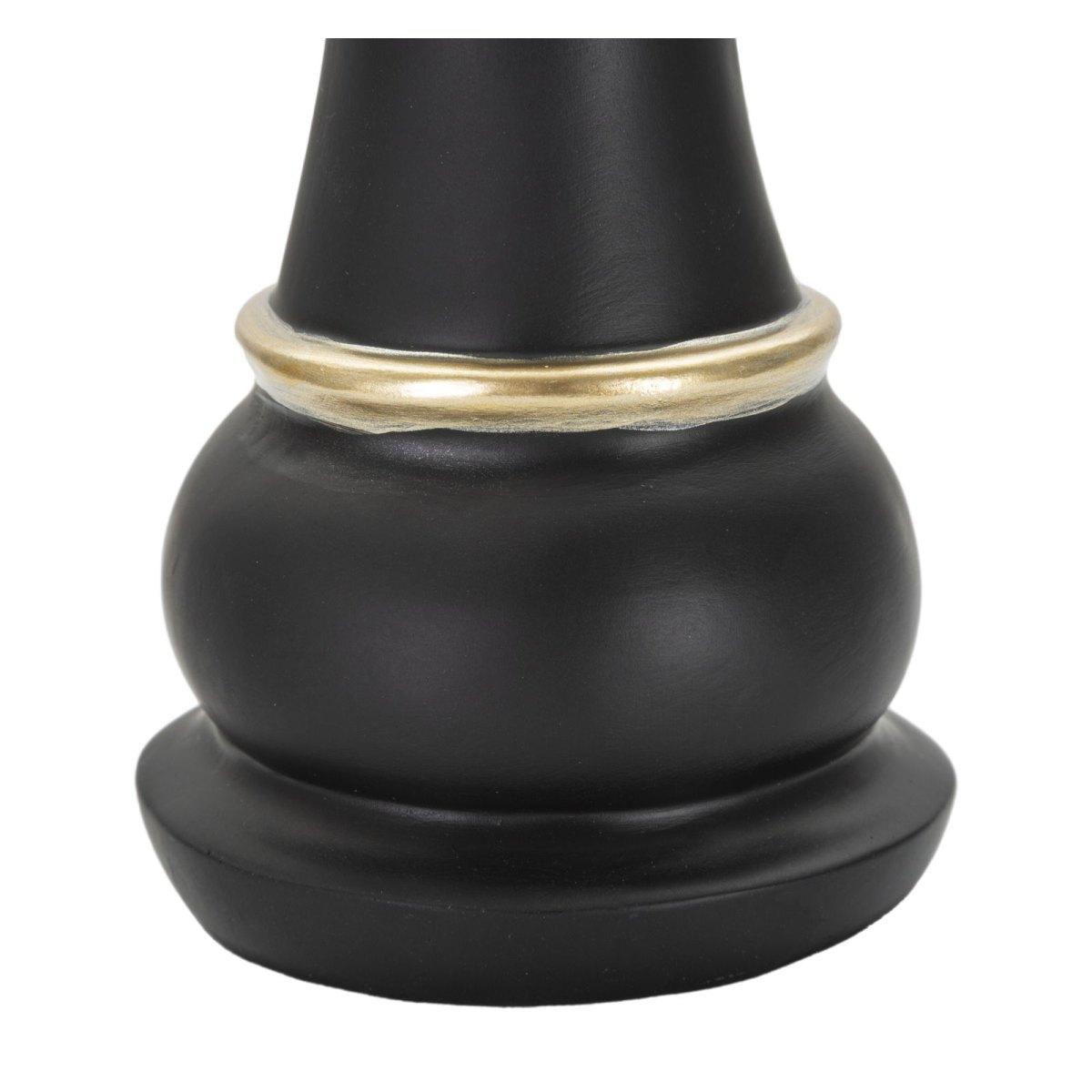 Scacchi Regina Nera Oro Cm Ø9x25,5