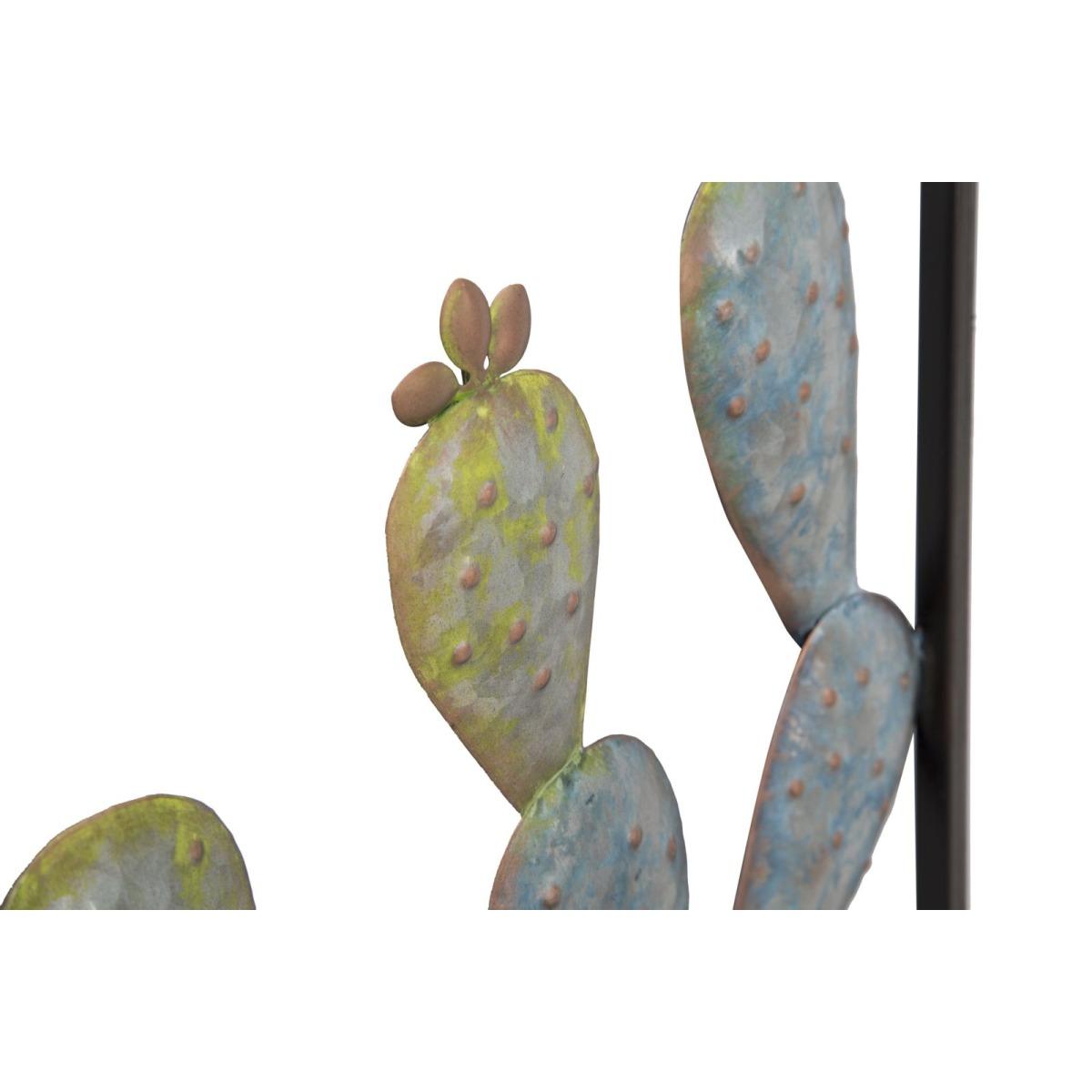 Quadro Pannello In Ferro Cactus-Frame Mod.A cm.31x2,5x90