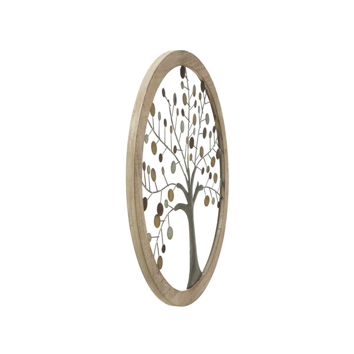 Quadro Pannello Da Muro Albero Della Vita Mirror cm.Ø59x1,80