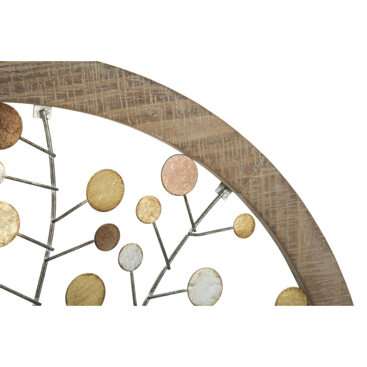 Quadro Pannello Da Muro Albero Della Vita Mirror cm.Ø59x1,80