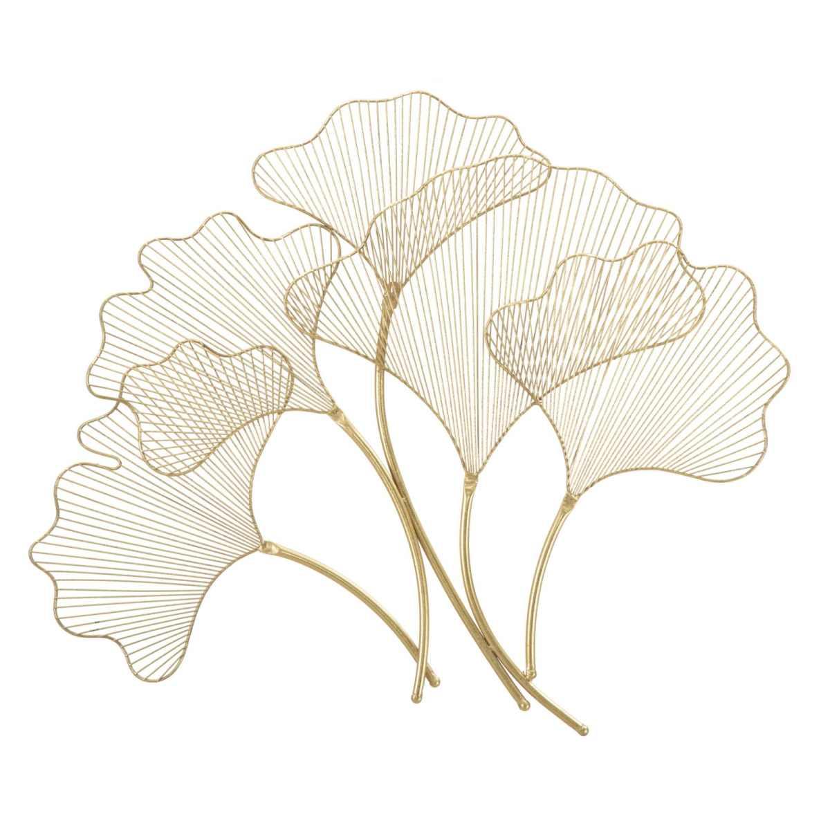 Quadro Pannello In Ferro Glam Leaf cm.79x5x68