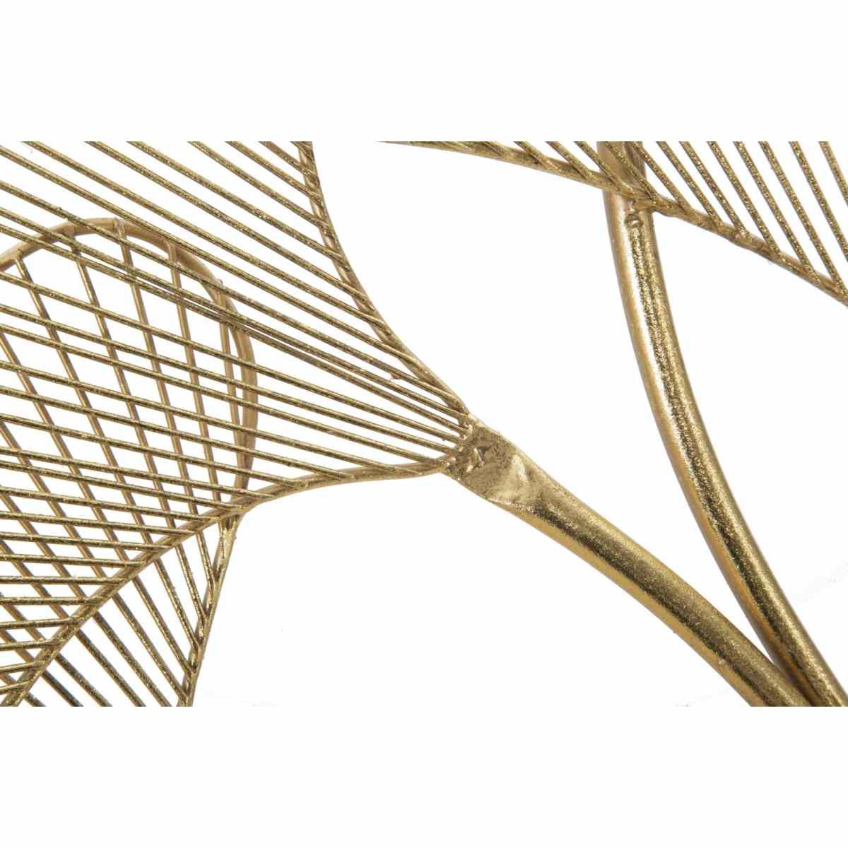 Quadro Pannello In Ferro Glam Leaf cm.79x5x68