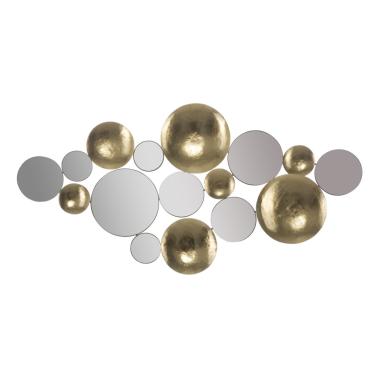 Pannello Gold Mirror Glam cm.118x2,5x60