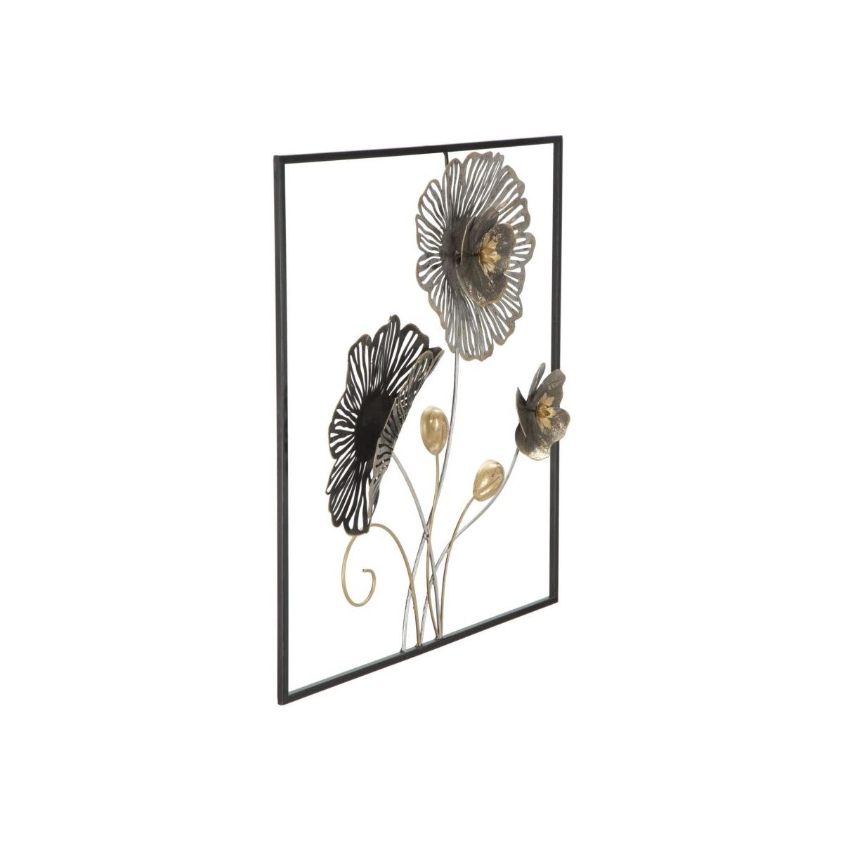 Quadro Pannello In Ferro Square cm.50x5,5x50