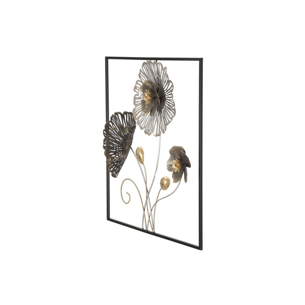 Quadro Pannello In Ferro Square cm.50x5,5x50