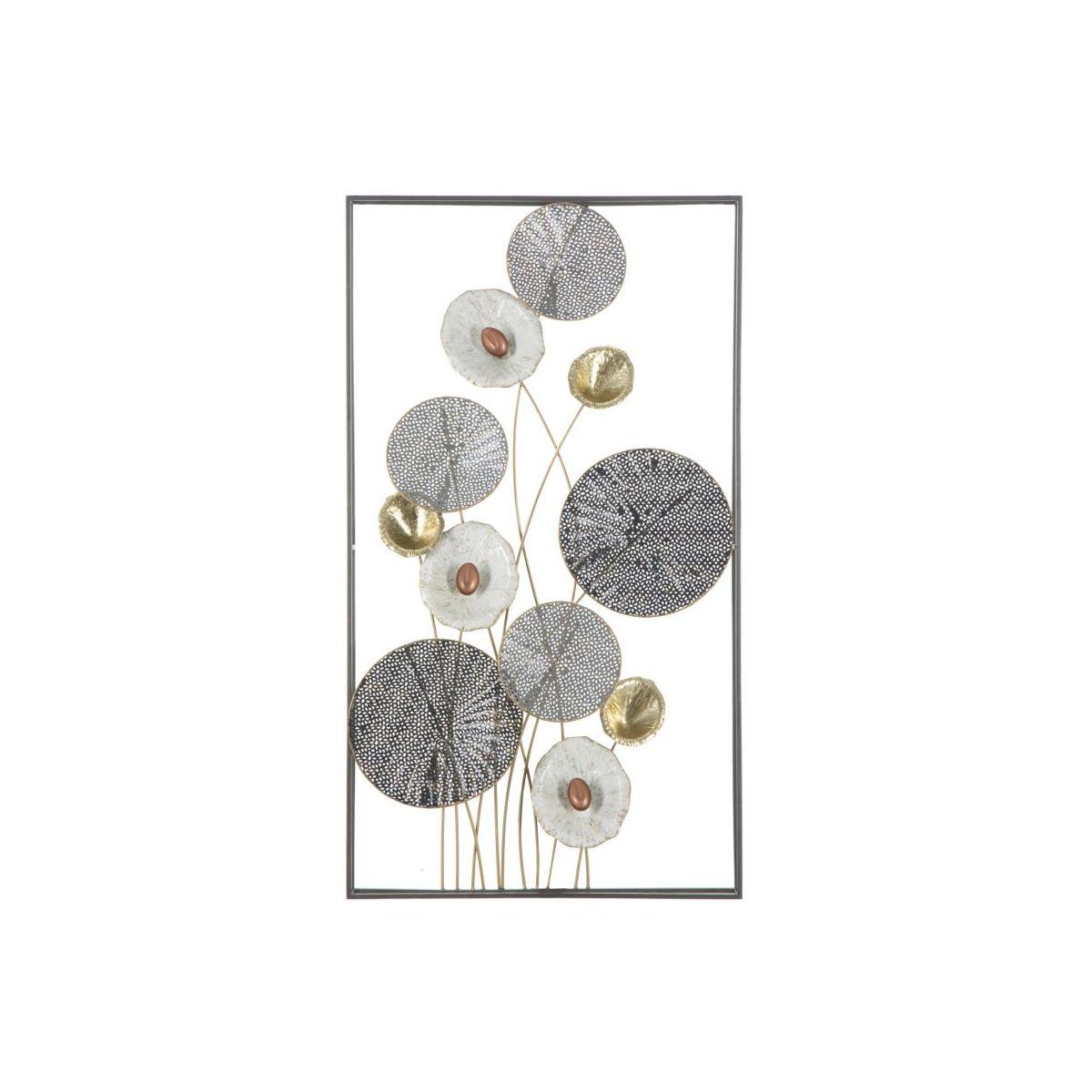 Quadro Pannello In Ferro Grid cm.50x6x90,5
