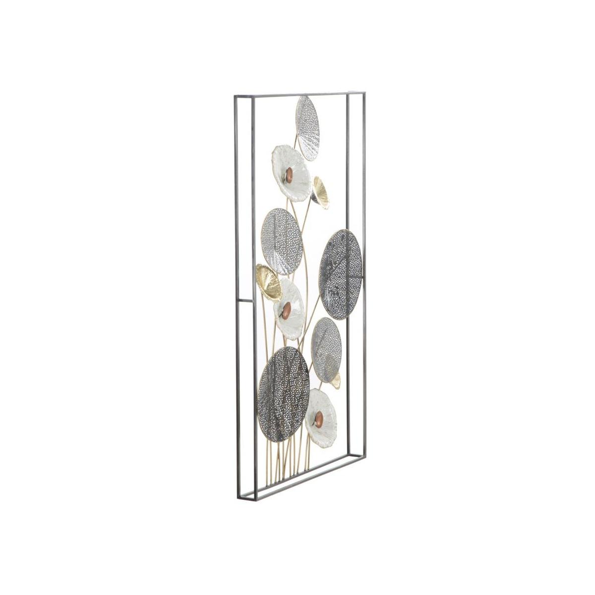 Quadro Pannello In Ferro Grid cm.50x6x90,5