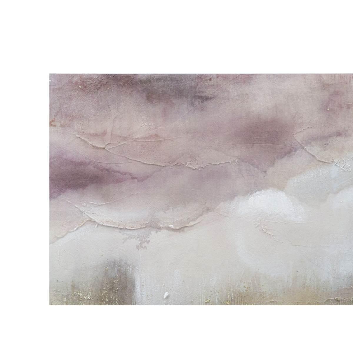 Quadro Dipinto Tela Pink Mountain cm.80x2,7x60