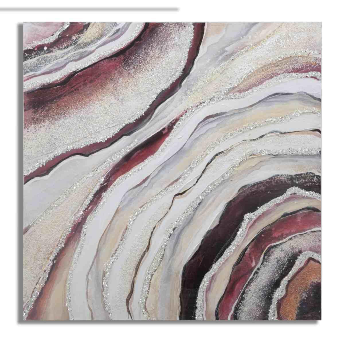 Quadro Dipinto Tela Redy cm.80x2,8x80