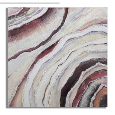 Quadro Dipinto Tela Redy cm.80x2,8x80
