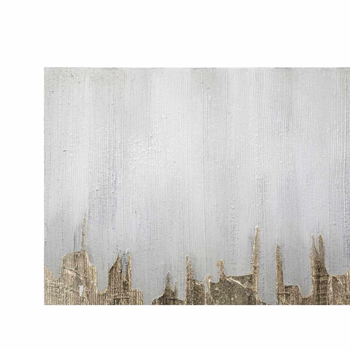 Quadro dipinto tela goldage 100 x 2,8 x 80 cm