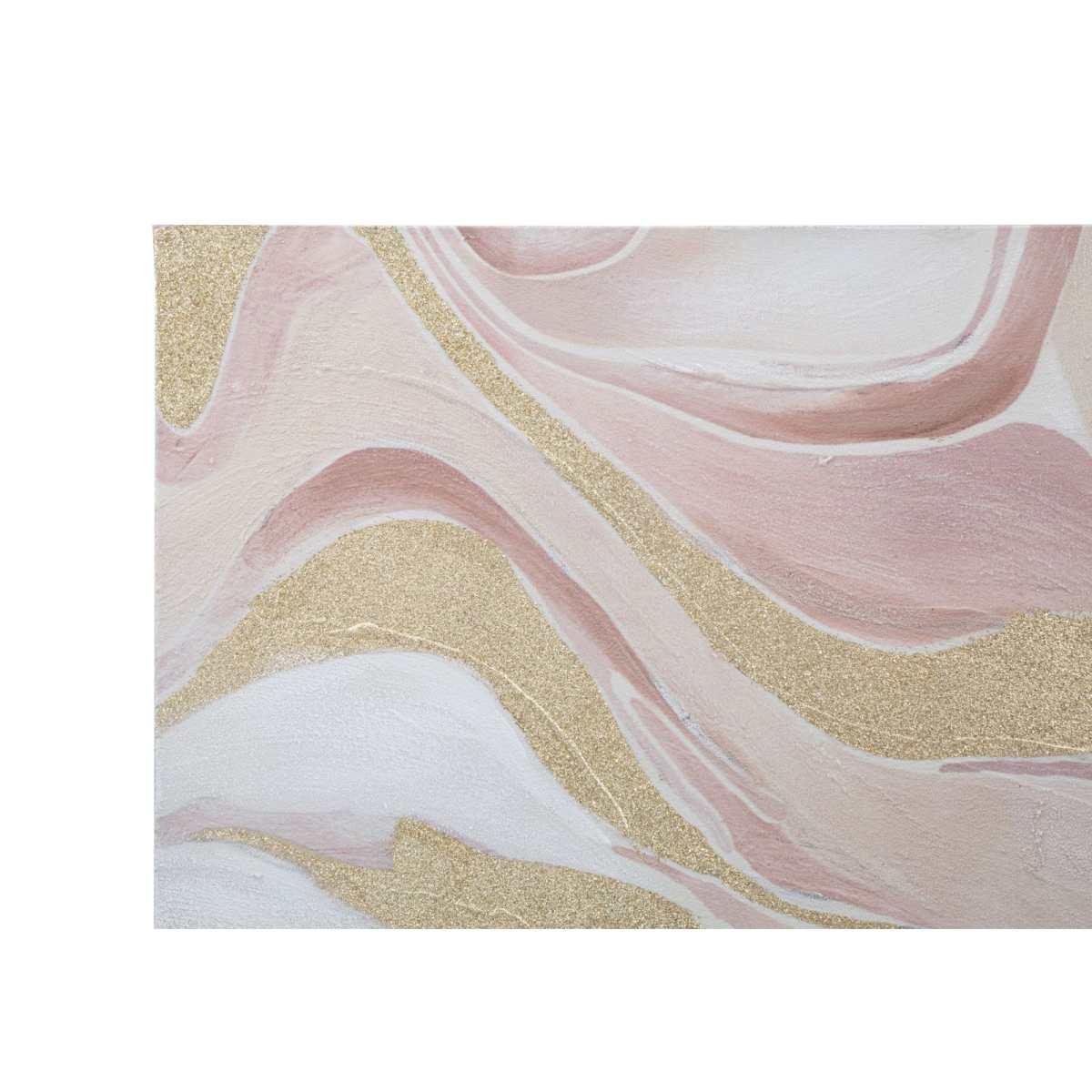 Quadro Dipinto Tela Pinkly cm.80x2,8x80