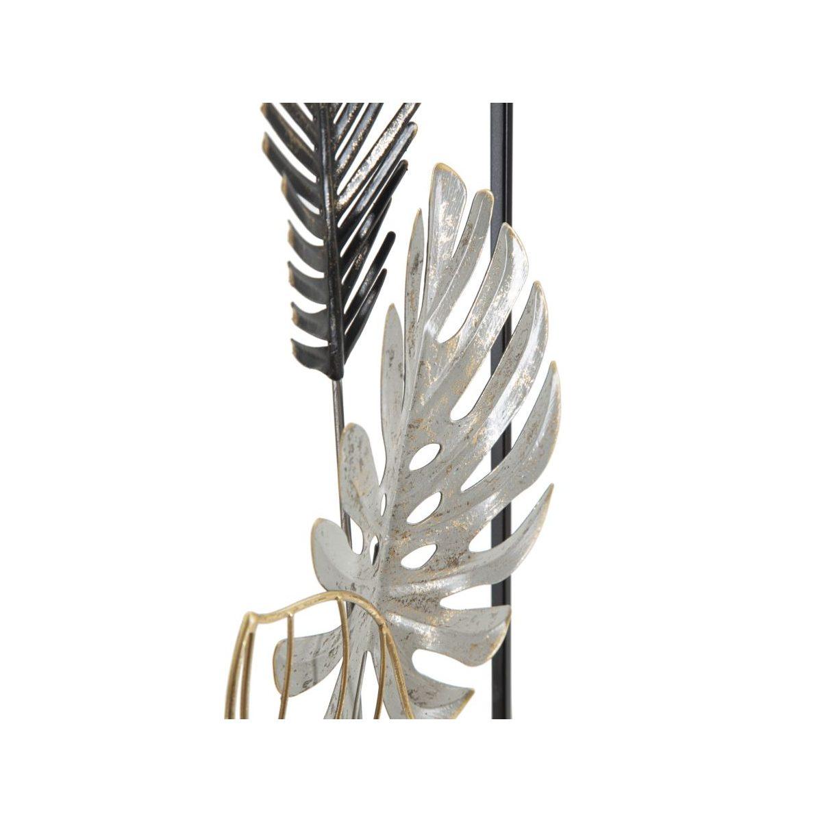 Quadro pannello in ferro palm mod 28,5 x 3 x 74 cm