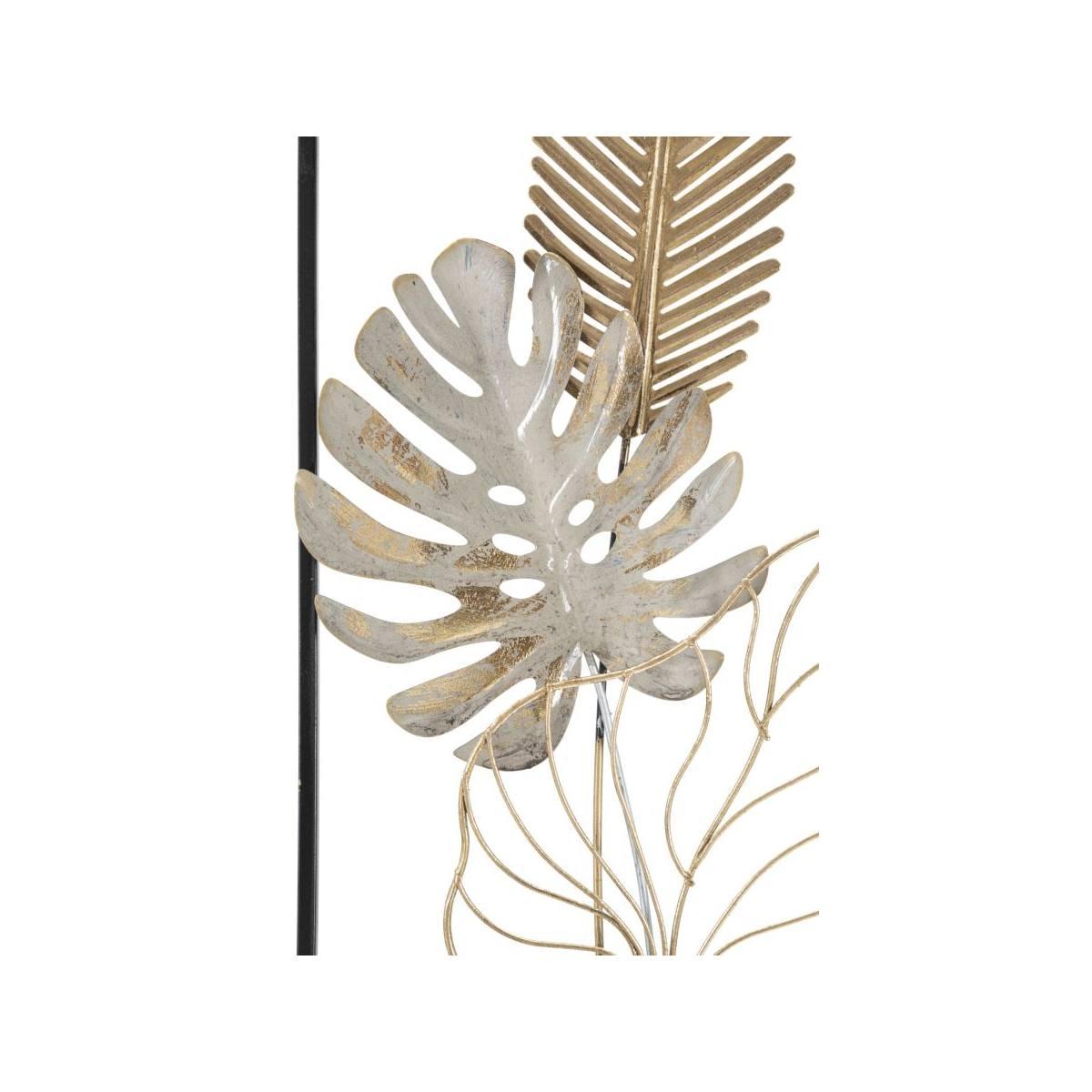 Quadro Pannello In Ferro Palm Mod.B cm.28,5x3x74