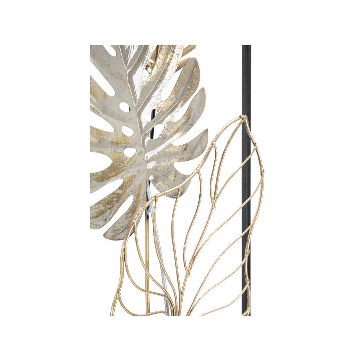 Quadro Pannello In Ferro Palm Mod.B cm.28,5x3x74