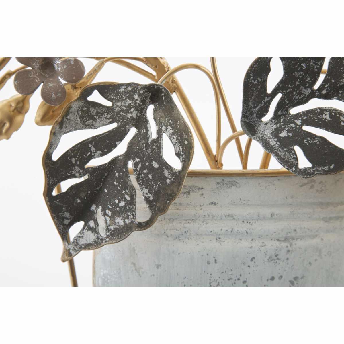 Quadro Pannello In Ferro Vase cm.45,5x7,5x53