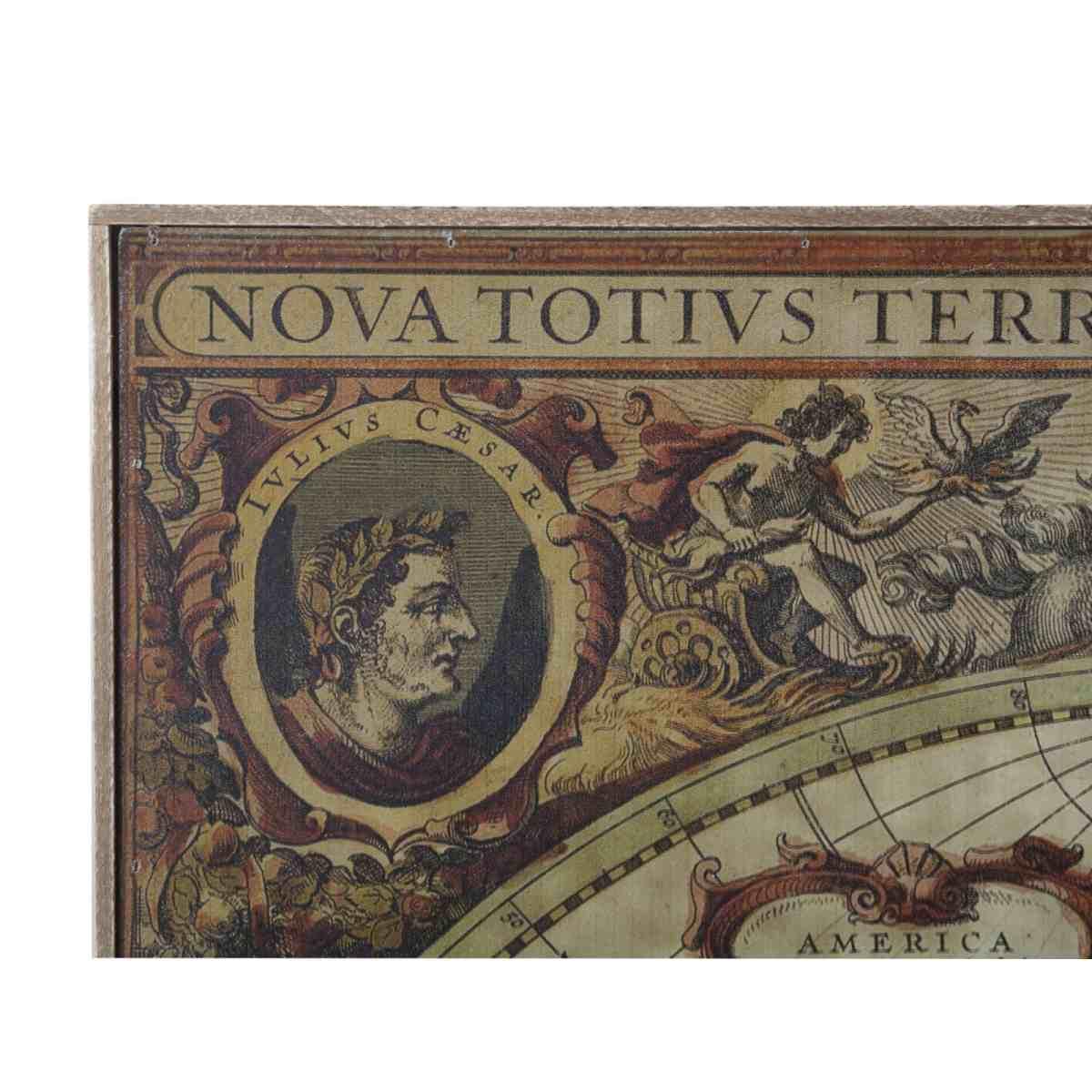 Quadro Pannello World cm.cm.120,5x3,5x80