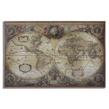 Quadro Pannello World cm.cm.120,5x3,5x80