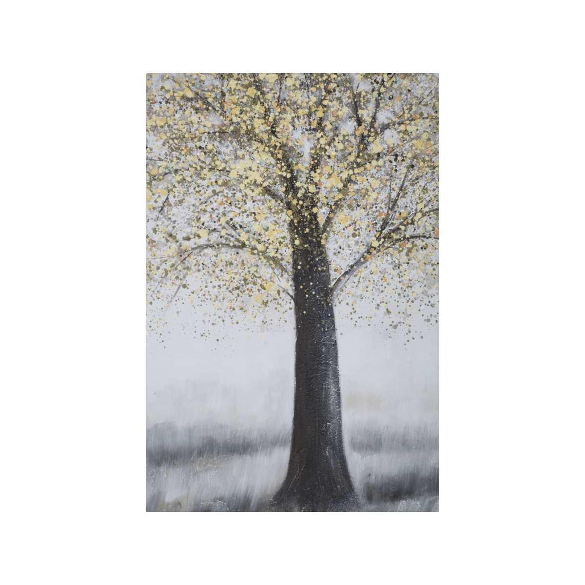 Quadro Dipinto Tela Tree Simple Mod.A cm.80x3,8x120
