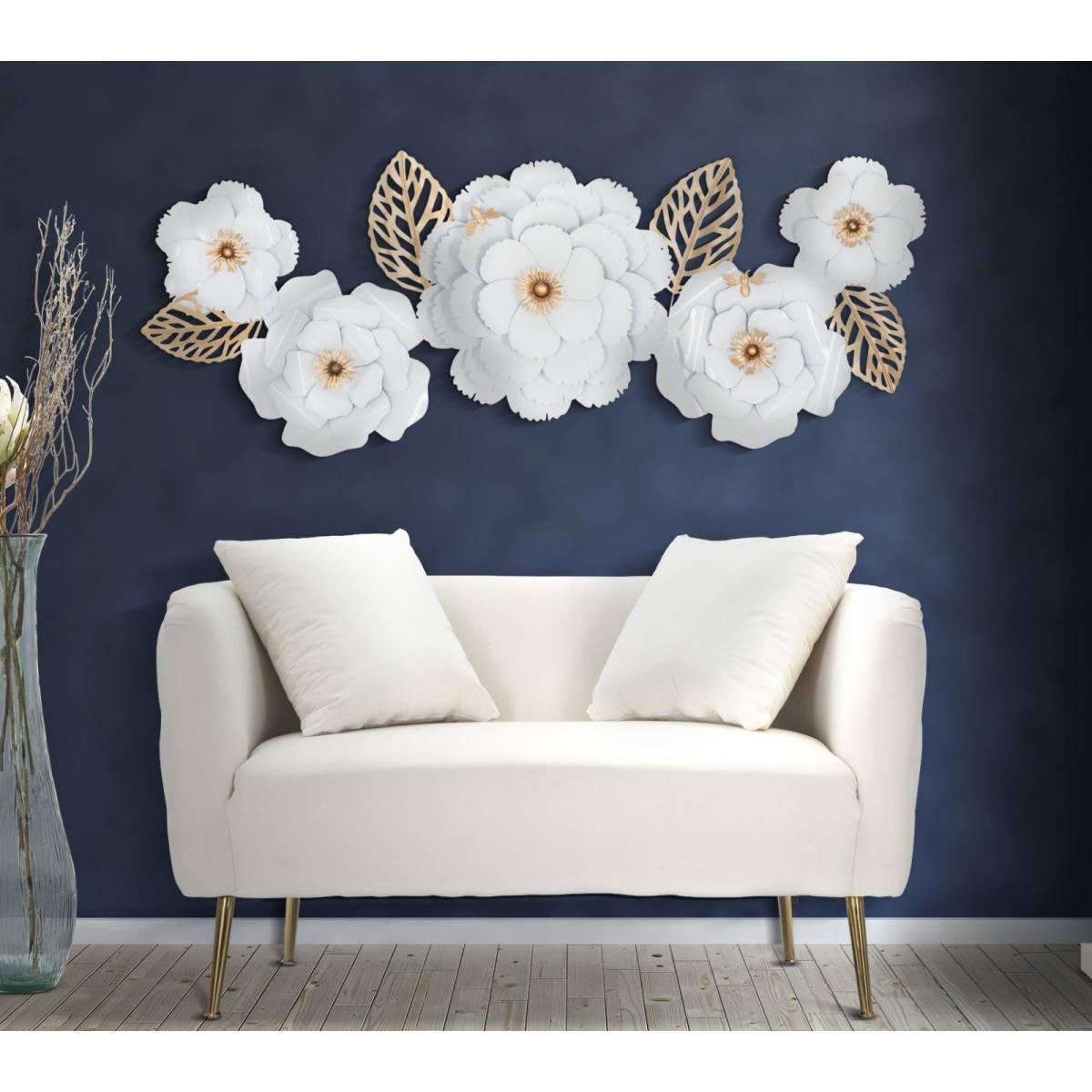 Quadro Pannello Da Muro White Decor cm.158x9x60