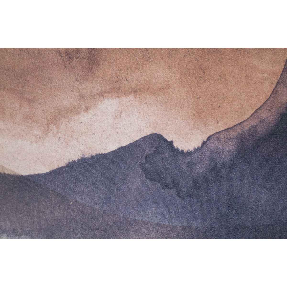 Quadro Stampa Dipinta Brown Mountain cm.80x3x120