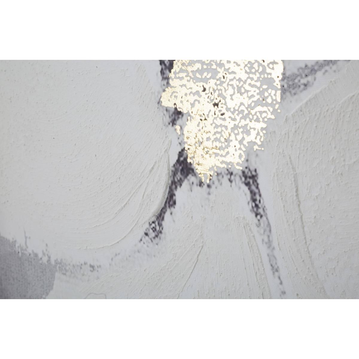 Quadro Stampa Dipinta Flowery cm.80x3x120