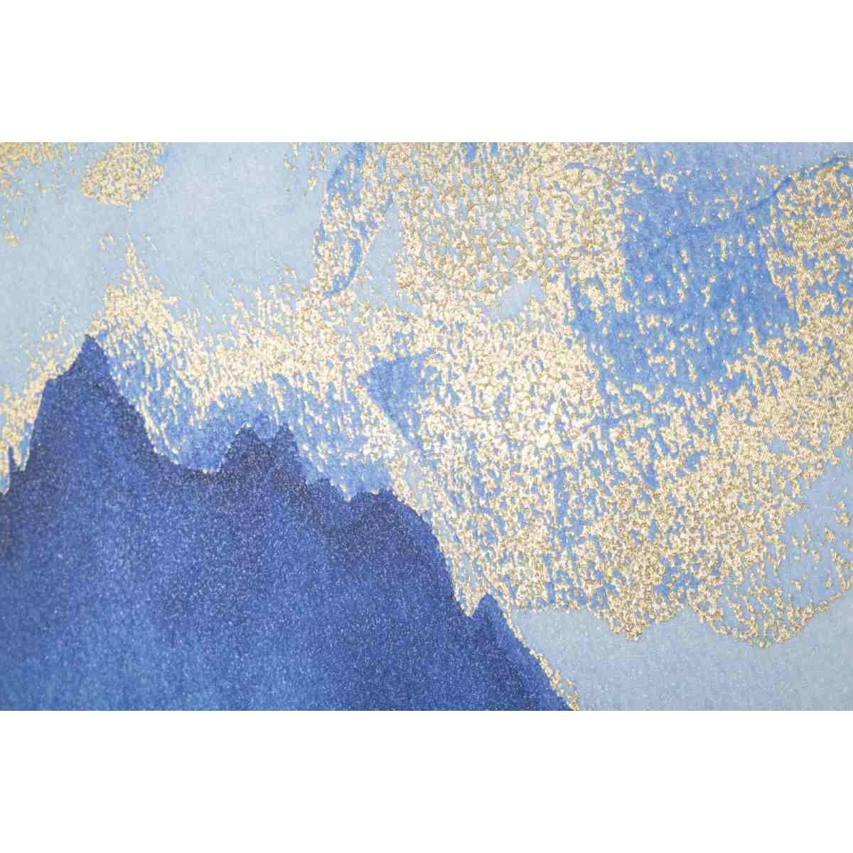 Quadro Stampa Dipinta Mountain Tree cm.80x3x120
