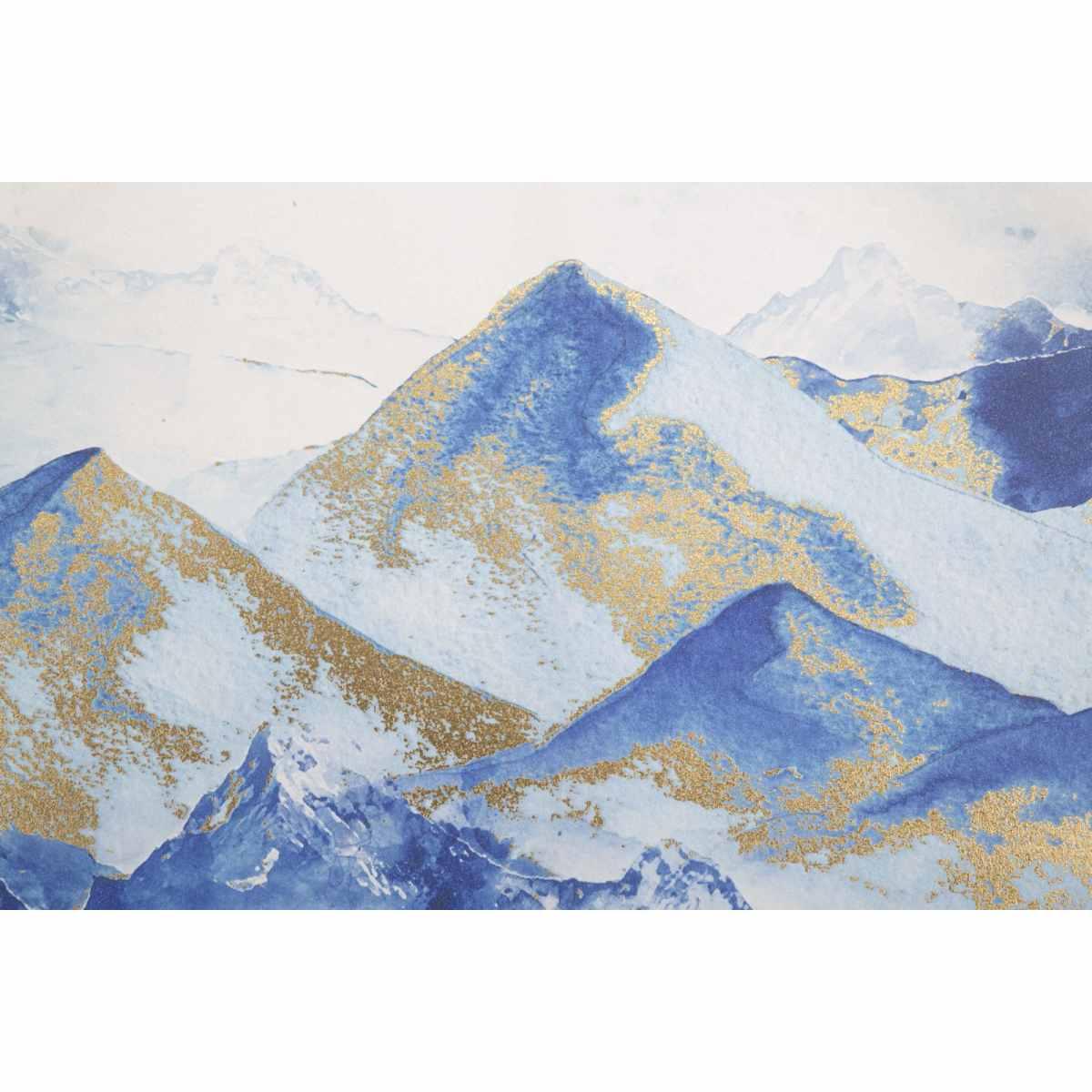 Quadro Stampa Dipinta Mountain cm.80x3x120