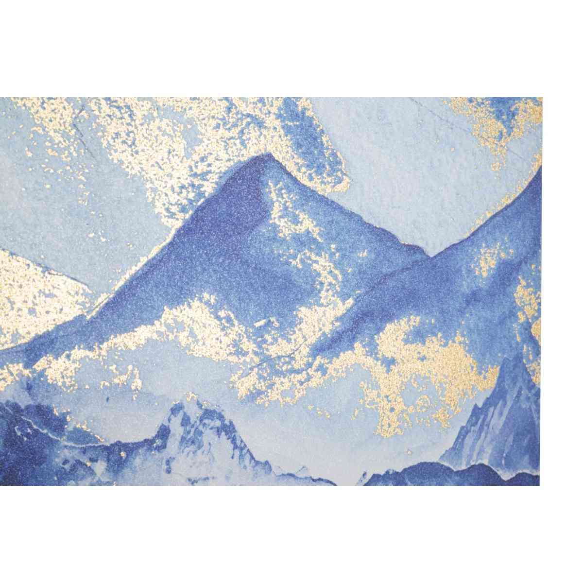 Quadro Stampa Dipinta Mountain cm.80x3x120