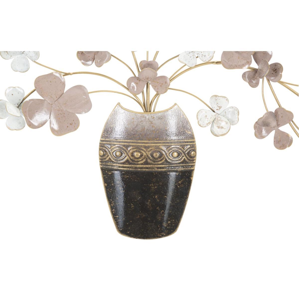 Quadro Pannello In Ferro Vase New cm.87,5x6x46