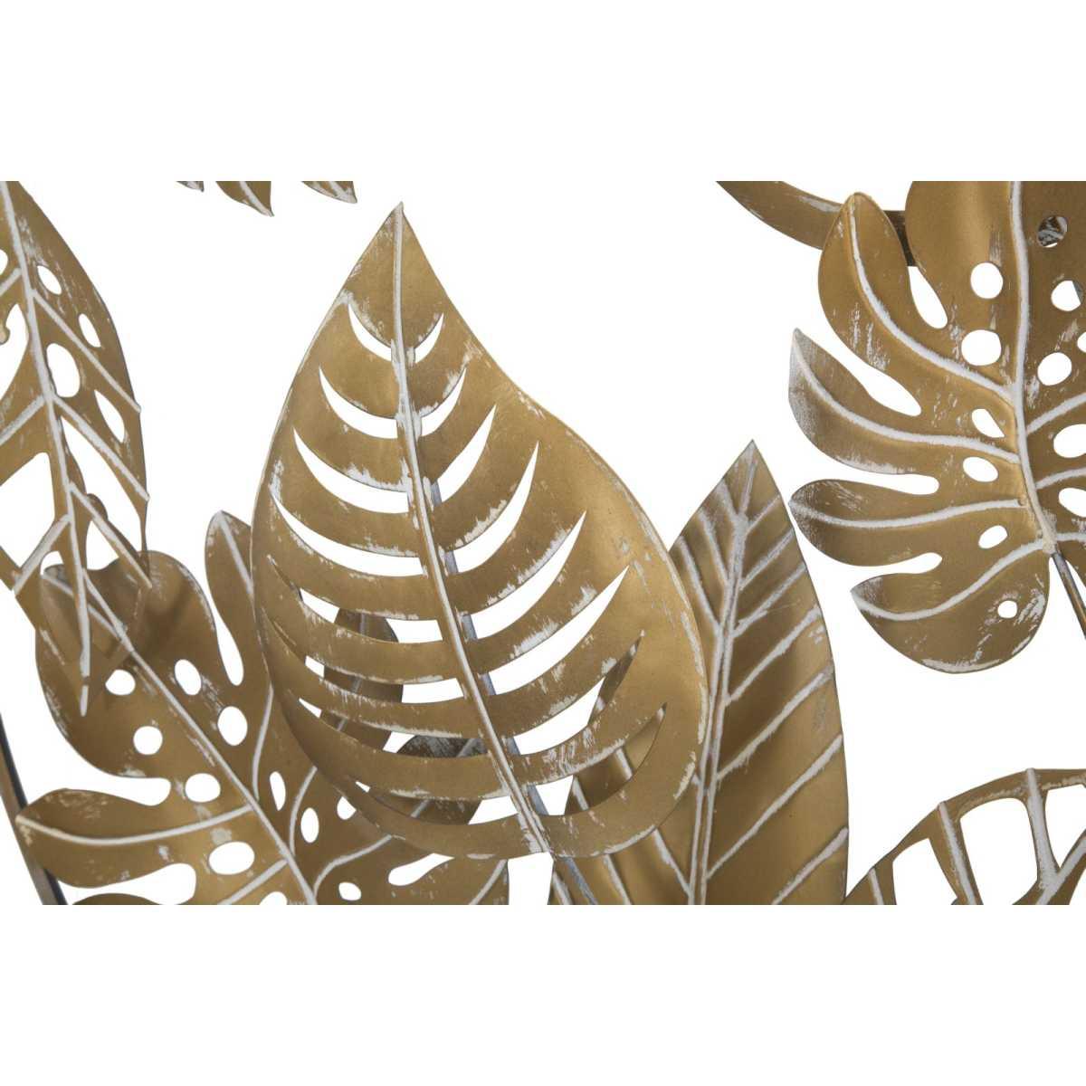 Quadro Pannello In Ferro Jungle Round cm.Ø80x6.5