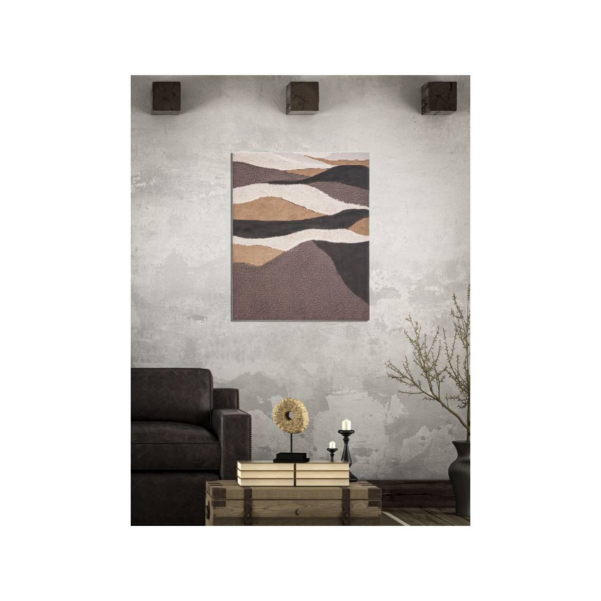 Quadro Dipinto Tela Darky cm.80x3,7x100