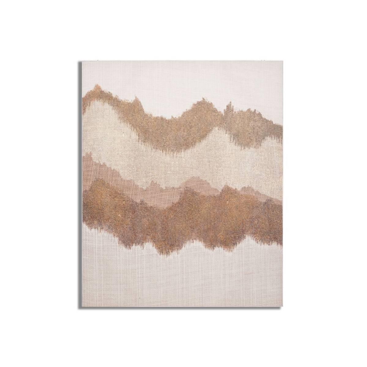 Quadro Dipinto Tela Browny cm.80x3,7x100
