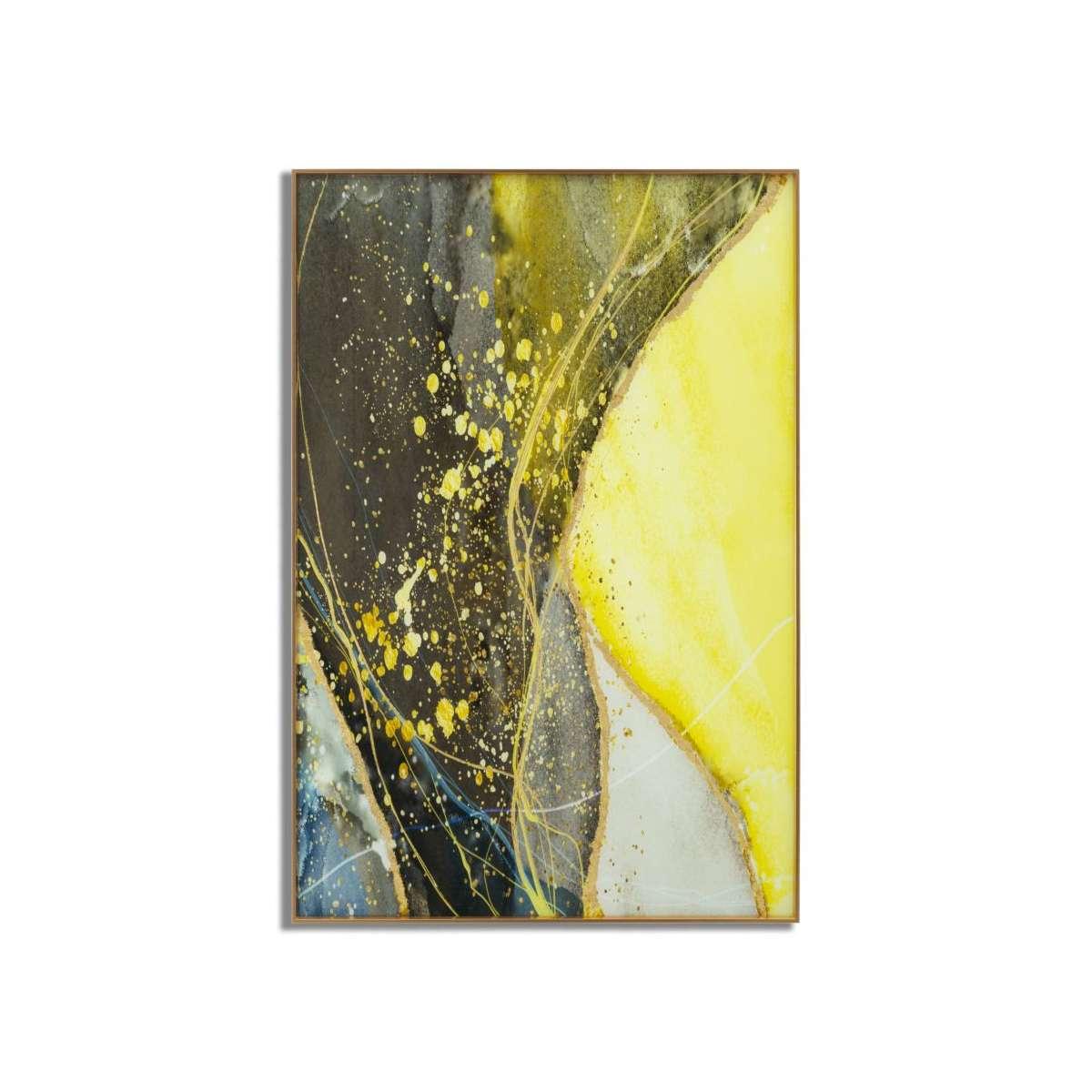 Pannello Vetro Con Cornice Sunny cm.80x3,5x120